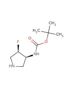 Astatech CIS-3-(BOC-AMINO)-4-FLUORO-PYRROLIDINE; 1G; Purity 95%; MDL-MFCD18791660